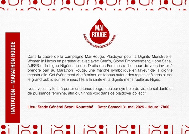 Rejoignez-nous au Marathon Rouge ! 